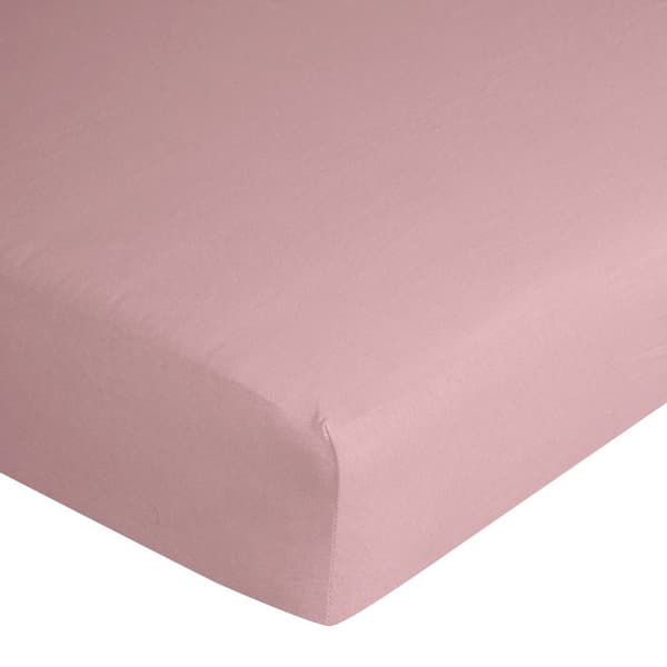 Jersey lakana kuminauhalla 120x200 puuteri pinkki korkealle patjalle 25 cm 125 g/m2