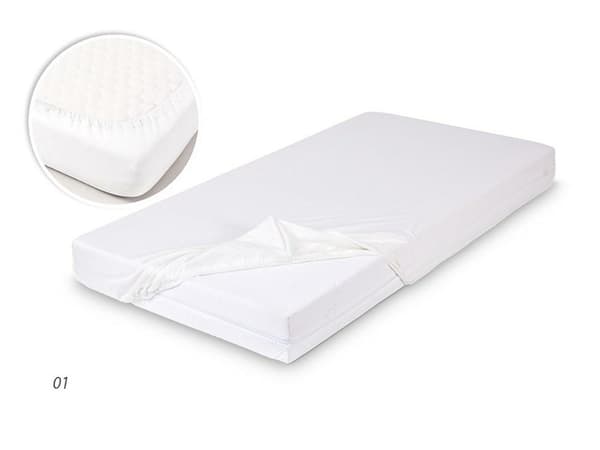 Påslakan i bambu 140x200, vit, för madrasser upp till 20 cm höga, vikt 140 g/m2