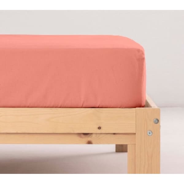 Inpassat underlakan Terracota Korall 200 x 200 cm Slät