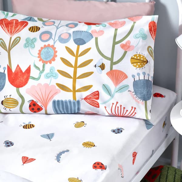 Little Furn Little Nature Floral Fitted Sheet