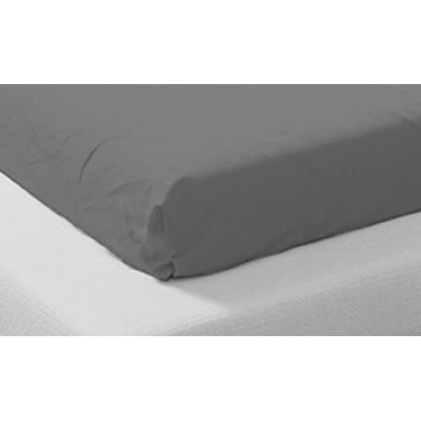 Lakan - 100 % ekologisk bomull - 57 trådantal - 160x200 cm - Mörkgrå