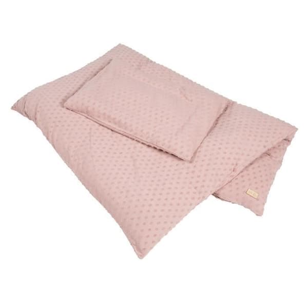 ROBA Lil Planet Organic Baby Bed Set - Påslakan 100x135 + Örngott 40x60 - Rosa