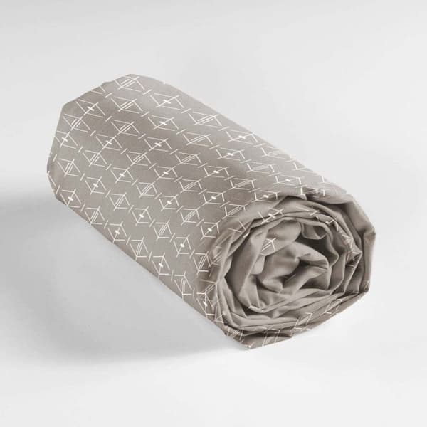 "Aristide" bomullslakan 90x190cm Natur - Paris Pris Beige