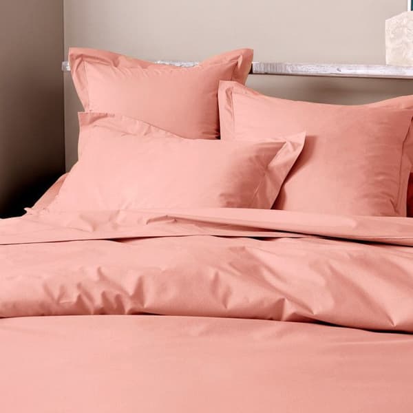 "Julian" percale påslakan med 35 cm keps alla storlekar Pure Cotton - Julian Powder Pink - 160 x 200 cm 35 cm keps