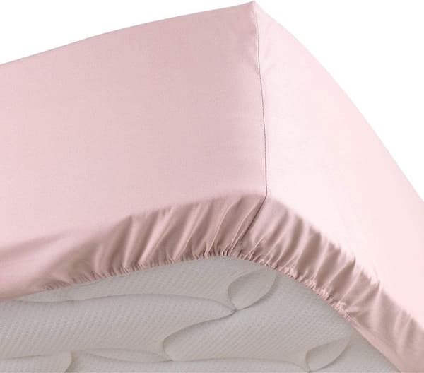 Drap Housse Percale - Bonnet 30 Cm - 180x200cm - Rosa