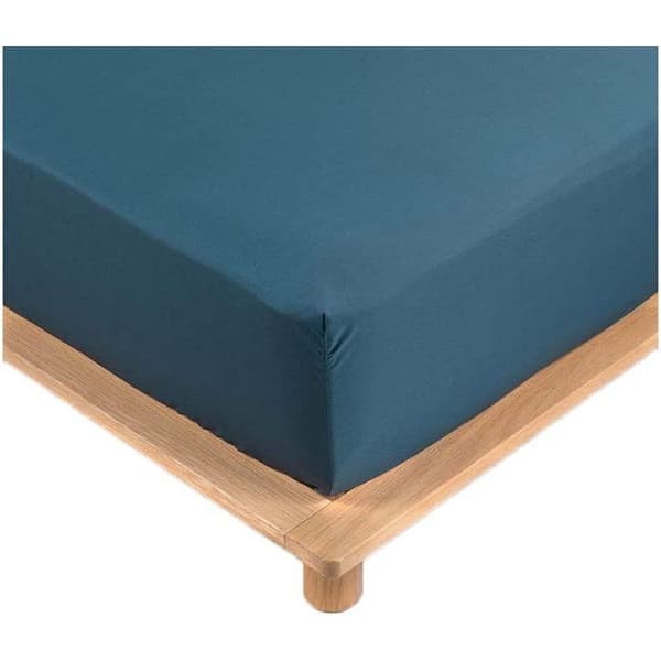 Percale Lakan - 30 Cm Motorhuv - 90x190cm - blå