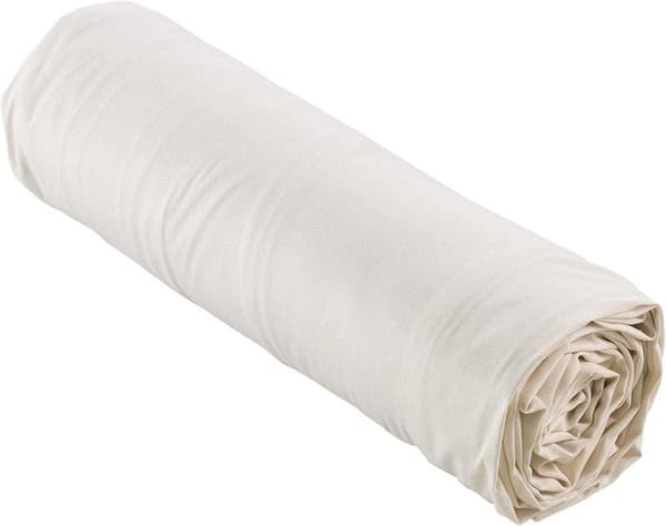 Drap Housse - Percale - 180x200cm - Vit - Bonnet 30cm - 78 trådar/cm²
