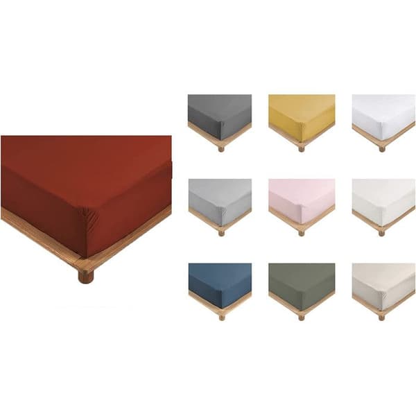 Drapslakan - REA PÅ TEXTIL - Percale - 190x90cm - röd