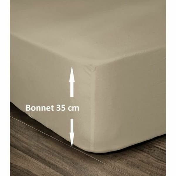 Underlakan Lovely Home Beige Dubbelsäng 140 x 190 cm