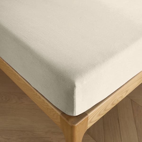 Lakan 140 x 190 cm, 30 cm keps "Premium" för dubbelsäng - Premium Sand