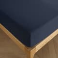 Miniatyrbild 1 av 4: Lakan 200 x 200 cm 30 cm keps "Premium" för king size dubbelsäng - Premium Midnight Blue