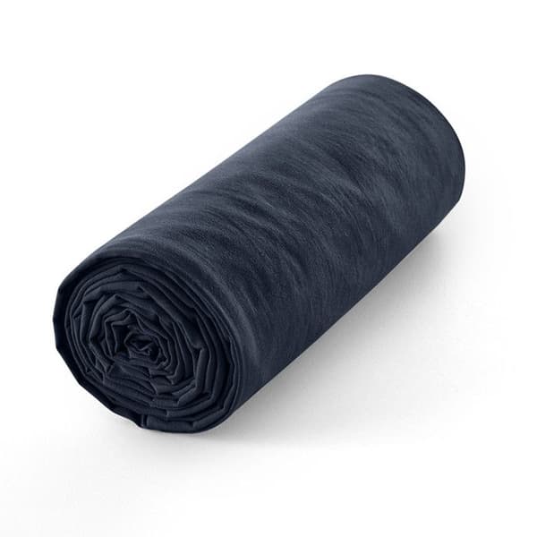Lakan 90 x 190 cm, 30 cm keps "Premium" för enkelsäng - Premium Midnight Blue