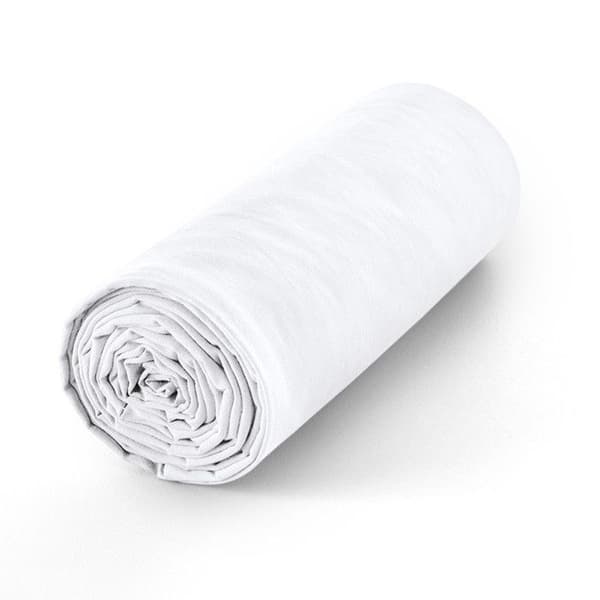 Lakan 180 x 200 cm, 30 cm keps "Premium" för king size dubbelsäng - Premium Snow
