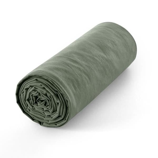 Lakan 200 x 200 cm 30 cm keps "Premium" för king size dubbelsäng - Premium Green