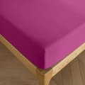 Miniatyrbild 1 av 4: Lakan 160 x 200 cm 30 cm keps "Premium" för dubbelsäng - Premium Magenta