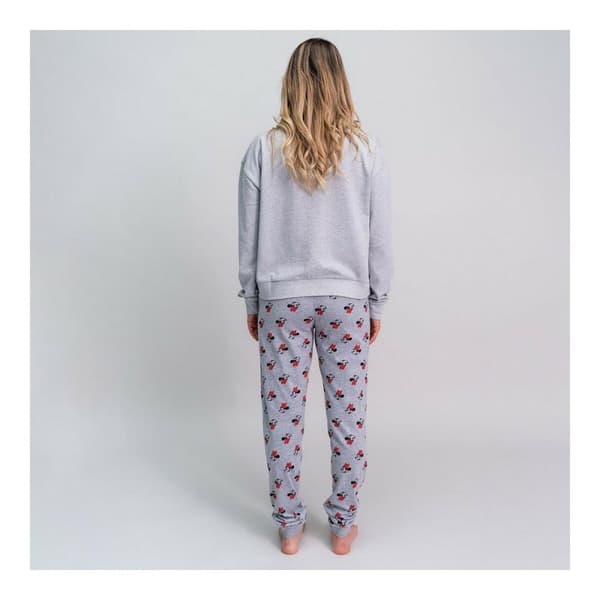 Nattøj Minnie Mouse Dame Grå - XS