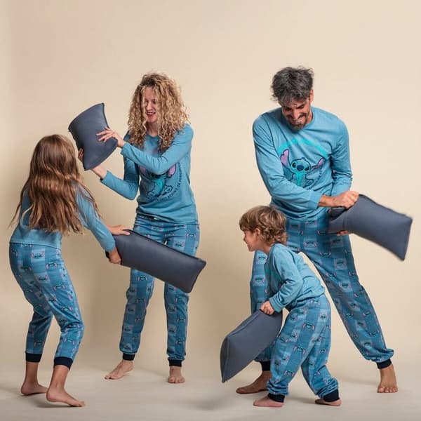 Pyjamas Stitch Män Blå (Vuxna) - S