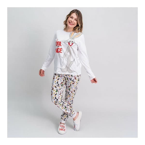 Pyjamas Looney Tunes Grå Kvinna - XS