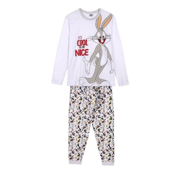 Pyjamas Looney Tunes Grå Kvinna - XS