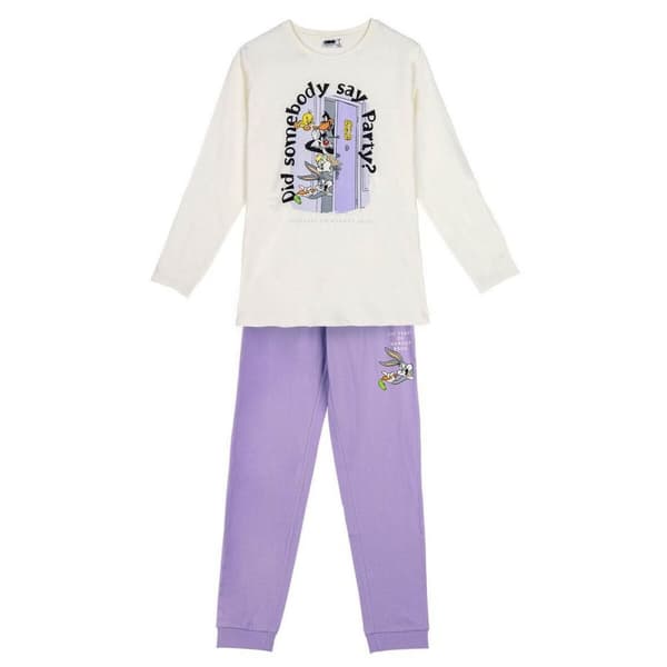 Pyjamas Warner Bros Lila Beige - S