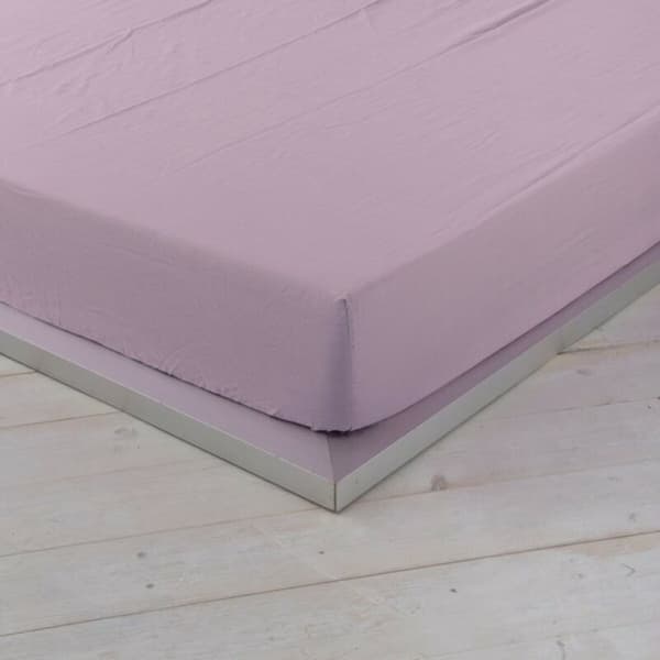 Sovitettu pohja-arkki Naturals Liila - Sänky 135 (135 x 200 cm)