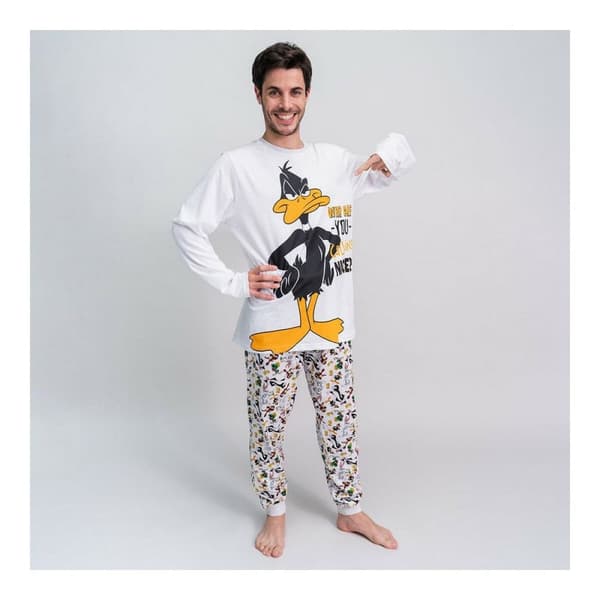 Pyjamat Looney Tunes Harmaa (Aikuisten) Miehet - S