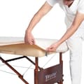 Miniatyrbild 4 av 4: Master massagestol 3 i 1 flanelllakanset, filt, platt tallrik, ansikte örngott lila