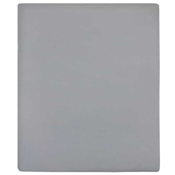 Muotoon ommellut lakanat 2 kpl harmaa 180x200 cm puuvilla