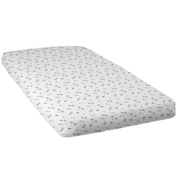 BABYCALIN Babytröja påslakan 70 x 140 cm Taupe rosetttryck