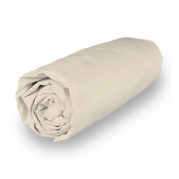 Bomullsduk 160x200 cm PERCALE ecru, av Soleil d'ocre