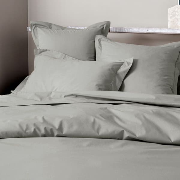 Kammad bomullspercale plattlakan "Julian" alla storlekar Pure Cotton - Julian Perle - 270 x 300 cm för king size-säng