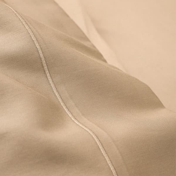 Kammad bomull percale platt lakan "Julian" alla storlekar Pure Cotton - Julian Lin - 270 x 300 cm för king size säng