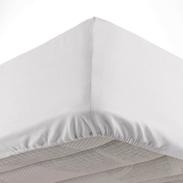 Drap Housse - Oscar - 140x190 cm - Mikrofiber - Vit - 2 Personer