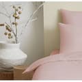 Miniatyrbild 4 av 4: Komplett förpackning 4 st unicolor Rose påslakan till säng 90 x 190 cm