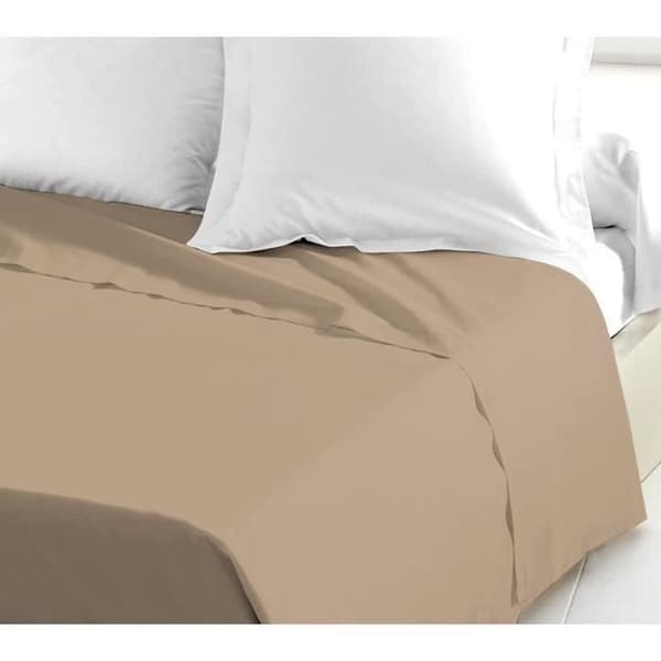 LOVELY HOME Plattplåt 100% bomull 240x300 cm beige