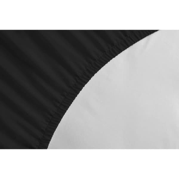 Bäddmadrass - HOME LINGE PASSION - Svart - 180x200 cm - 100% bomull - Mjukhet 25 cm