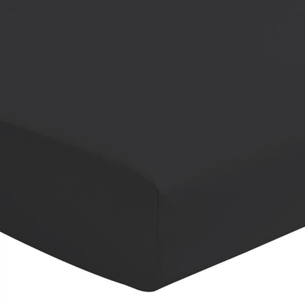Bäddmadrass - HOME LINGE PASSION - Svart - 180x200 cm - 100% bomull - Mjukhet 25 cm