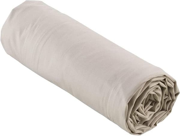 Drap Housse Percale - Bonnet 30 Cm - 160x200cm - Ljust Naturbrun