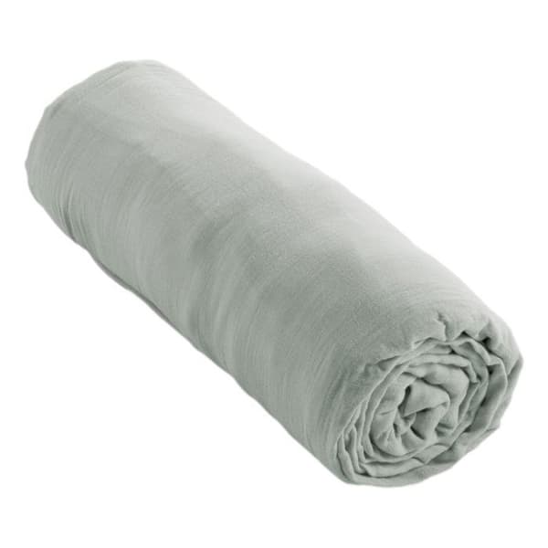 "Gaïa" påslakan alla storlekar "Cotton Gauze" - Gaïa Eucalyptus - 200 x 200 cm 30 cm mössa