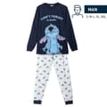 Miniatyrbilde 1 av 2: Nattdress Stitch Blå - XL