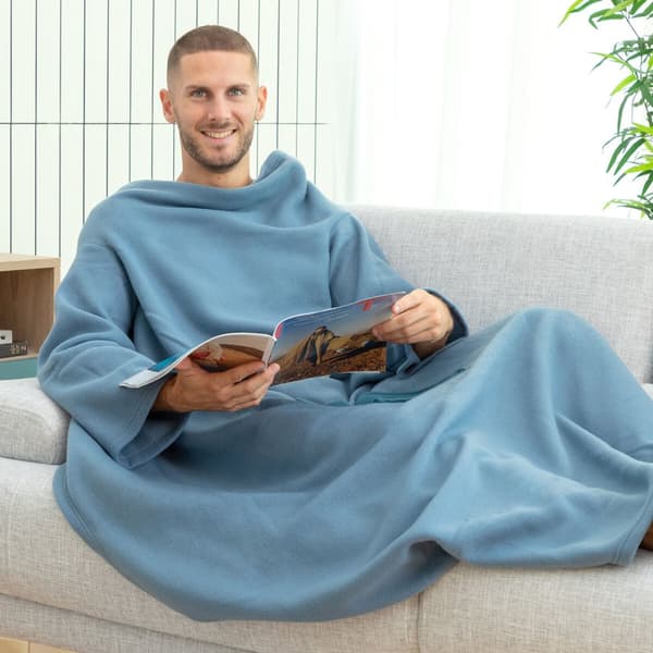 Yhden hengen hihallinen viltti keskitaskulla Faboulazy InnovaGoods - Beige