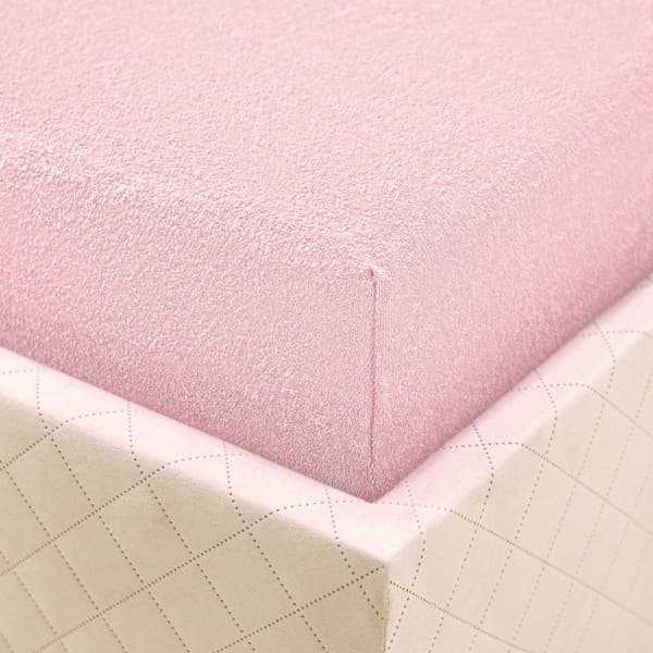 Bomuldslagen, frotté, 220x200, pink