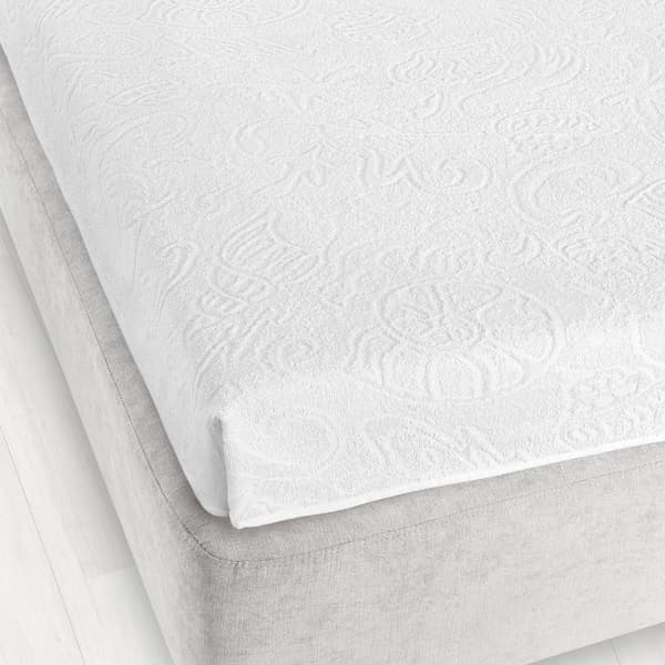 Tulipan 4 jacquardark 175x220 vit