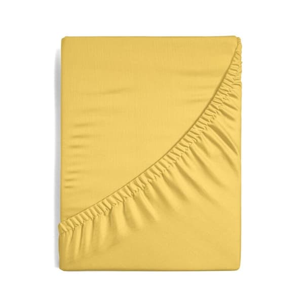 KIINTEÄ ARKI JERSEY D91 140 X 200 X 30 CM SINAPI