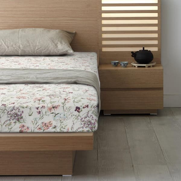 PASSLADER TRYK 4 160 X 200 CM PINK