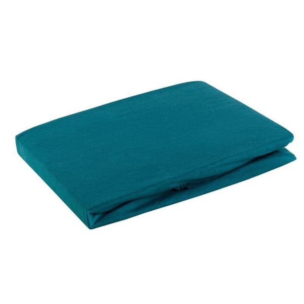 KIINTEÄ ARKI JERSEY D91 160 X 200 X 30 CM TURKOOSI