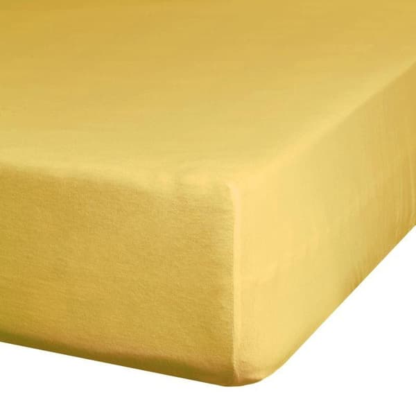 KIINTEÄ ARKI JERSEY D91 180 X 200 X 30 CM SINAPI