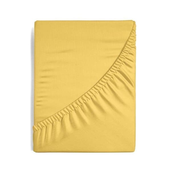 KIINTEÄ ARKI JERSEY D91 180 X 200 X 30 CM SINAPI