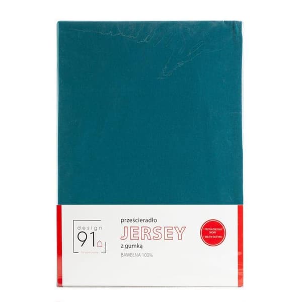 KIINTEÄT ARKI JERSEY D91 90 X 200 X 25 CM TURKOOSI