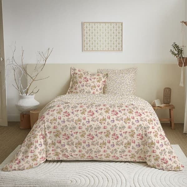4-delat lakanset för säng 140 x 190 cm Tanya multicolor